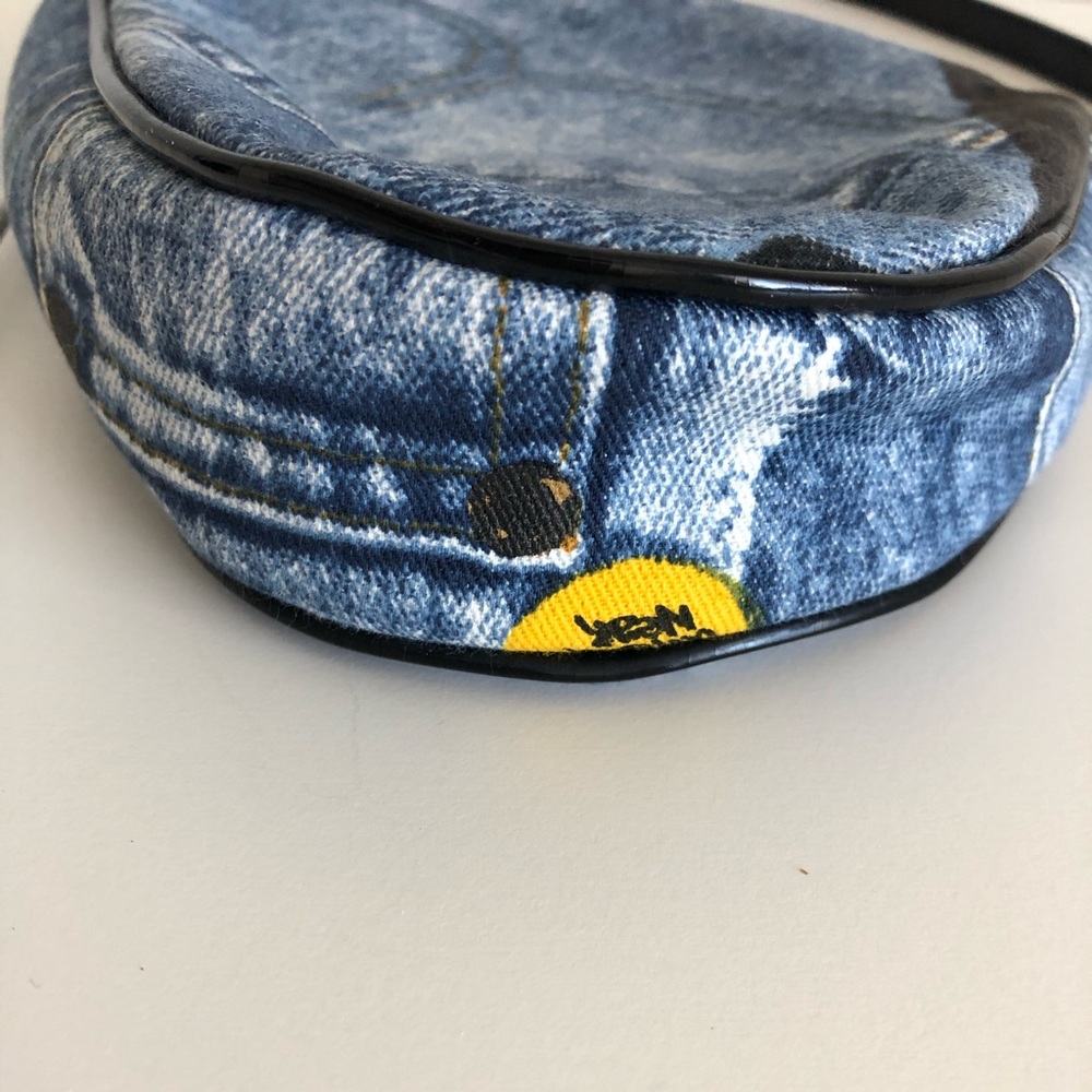 $675 Christian Dior Denim Trompe L’oeil Saddle Bag - Picture 5 of 5